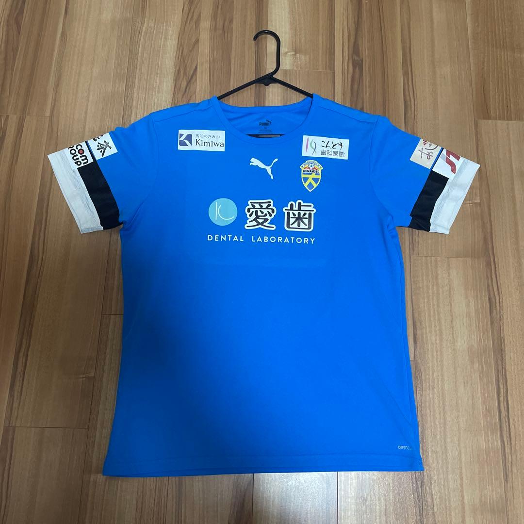 大津高校サッカー部　プレミアリーグ　アップ着