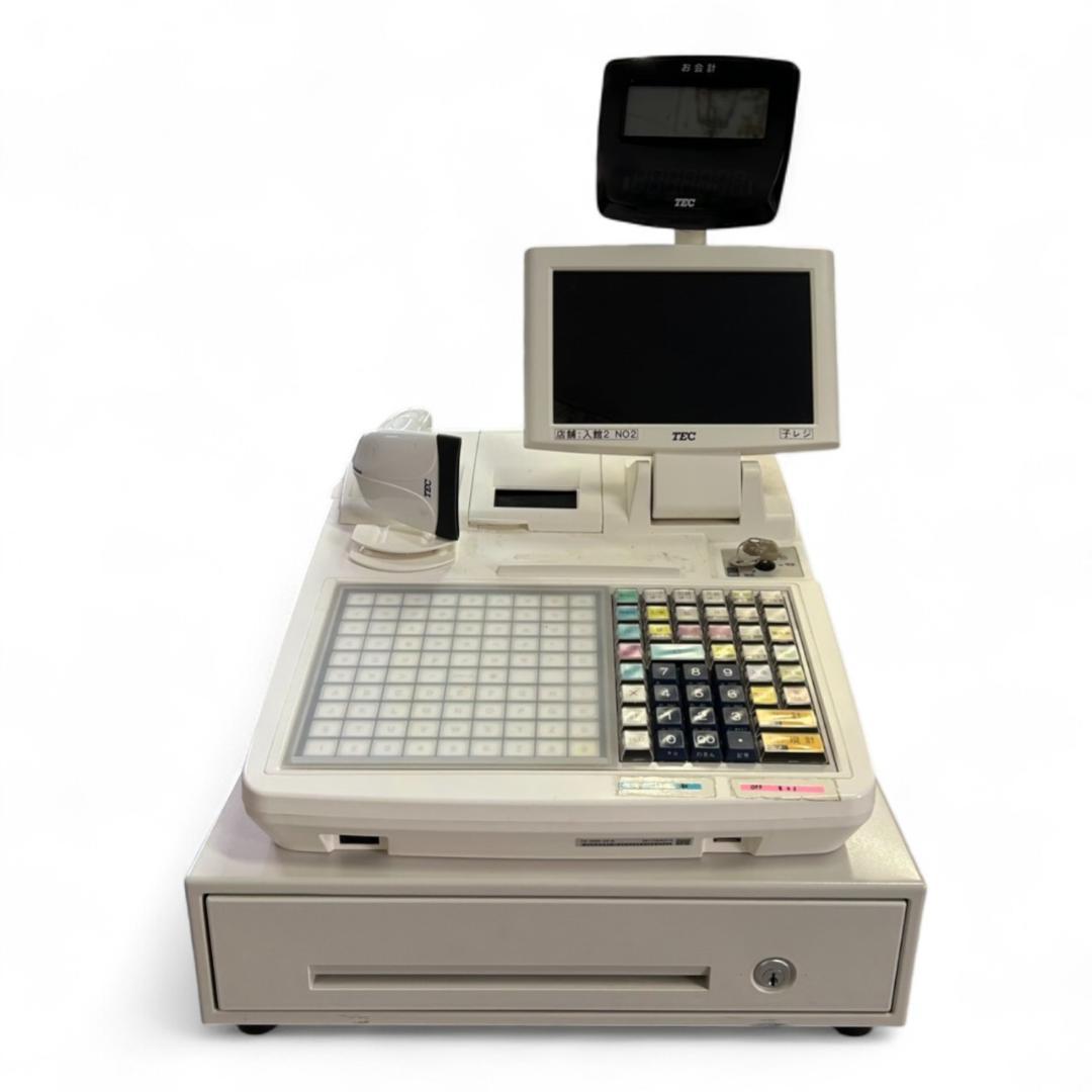 TEC東芝テック FS-2055 レジスター バーコードリーダー付 動作確認済②