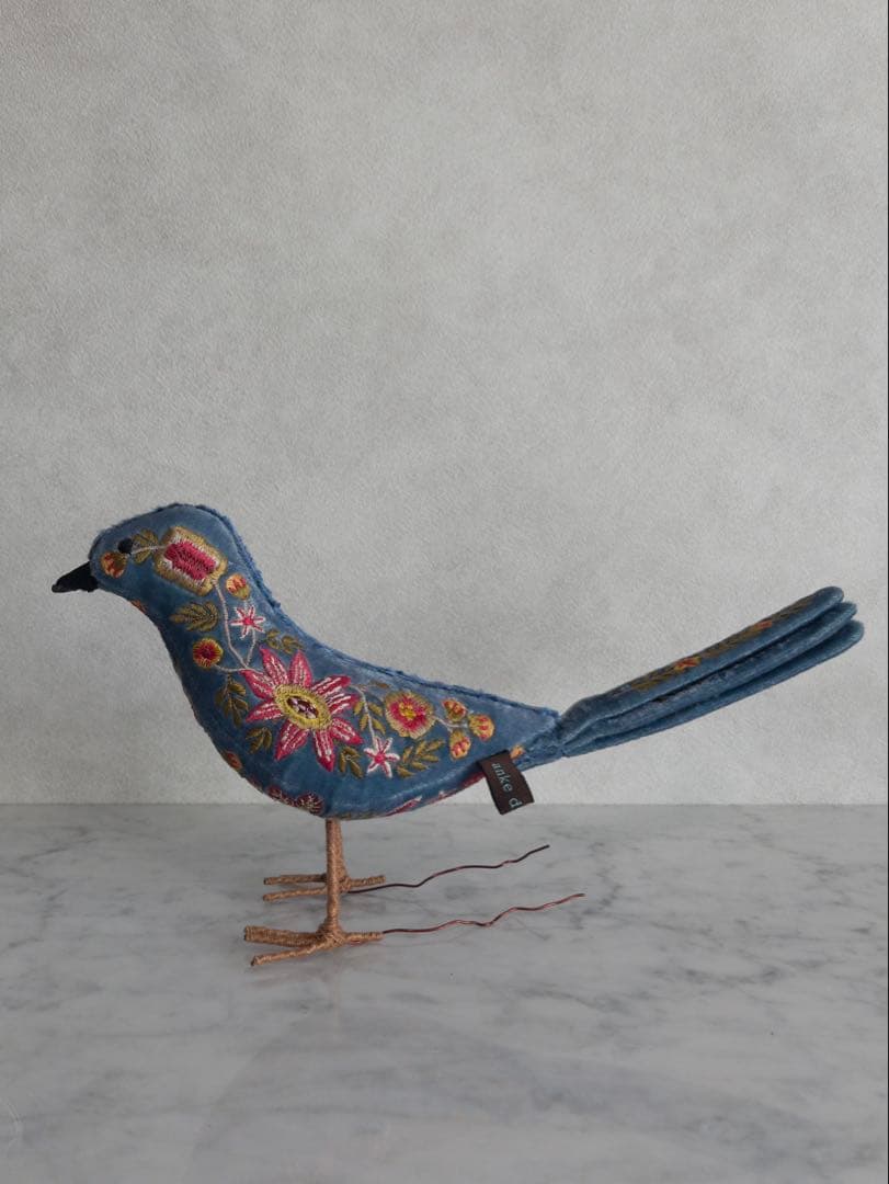 Anke Drechsel・青い鳥・シルクベルベット