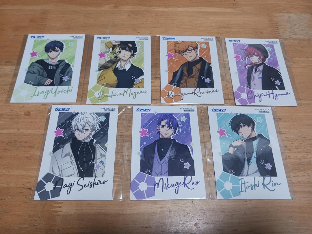 ブルーロック 全14種 UGCコラボ特典カード　レア＆ホログラム ver.