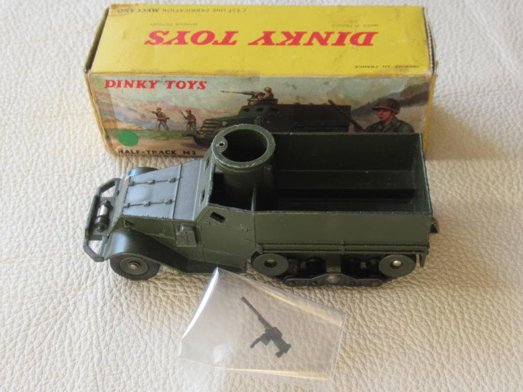 ◆未使用 1963年 仏製！ディンキー No.822 ハーフトラック 機関銃付き
