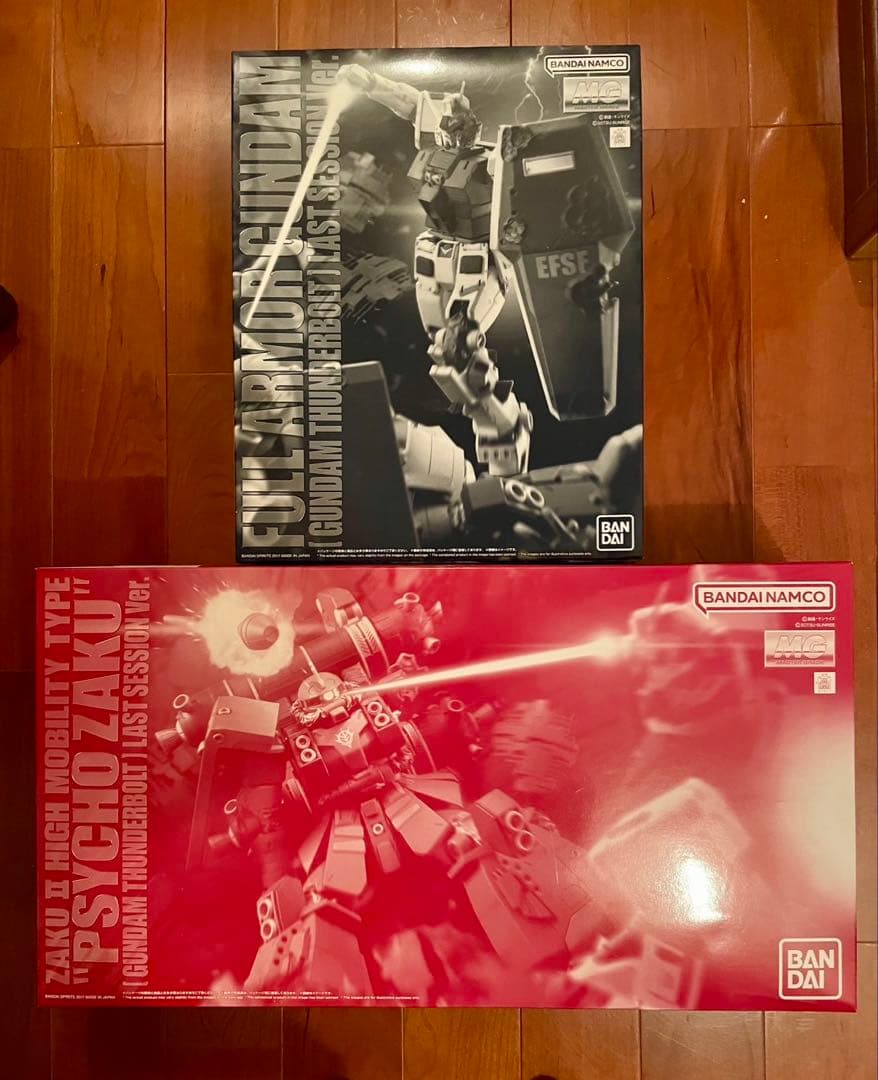 ＭＧ 1/100 サイコ・ザク&フルアーマー・ガンダム　ガンダムサンダーボルト版