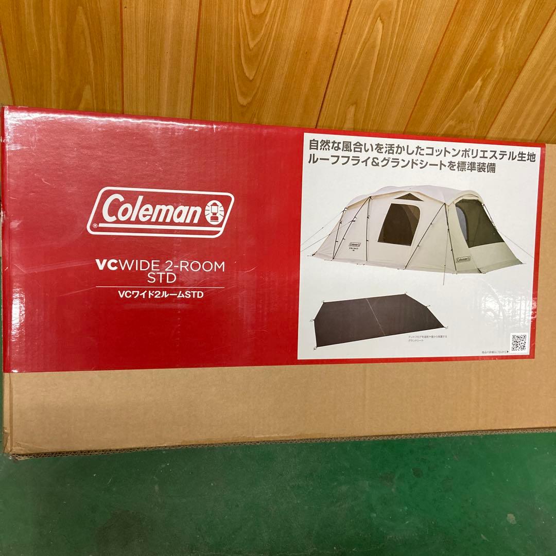 新品未開封品　新品 Coleman VCワイド2ルームSTD デザートサンド