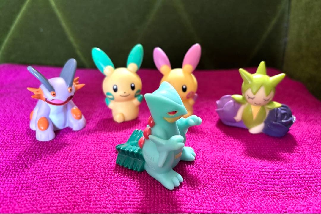 【限定品】ポケモンキッズ 色ちがい5体セット プラスル マイナン ジュカイン 他