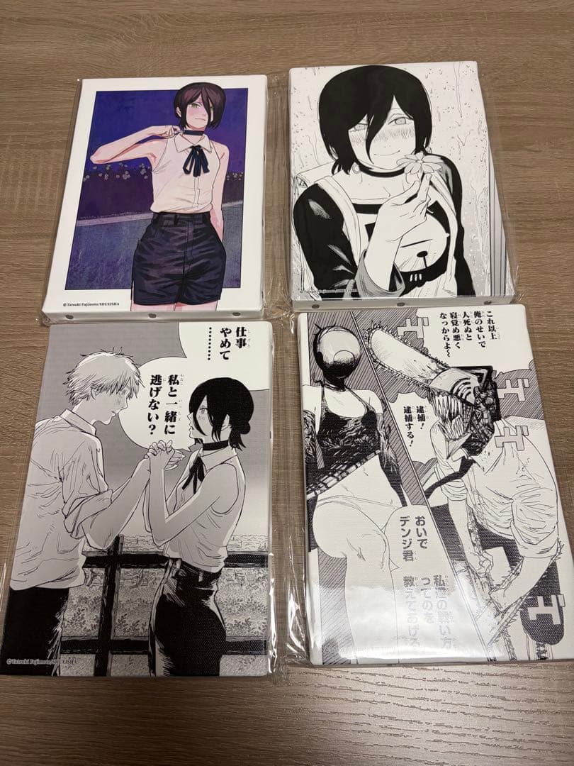 JCS限定 チェンソーマン アートボード 4種セット デンジ レゼ ボム