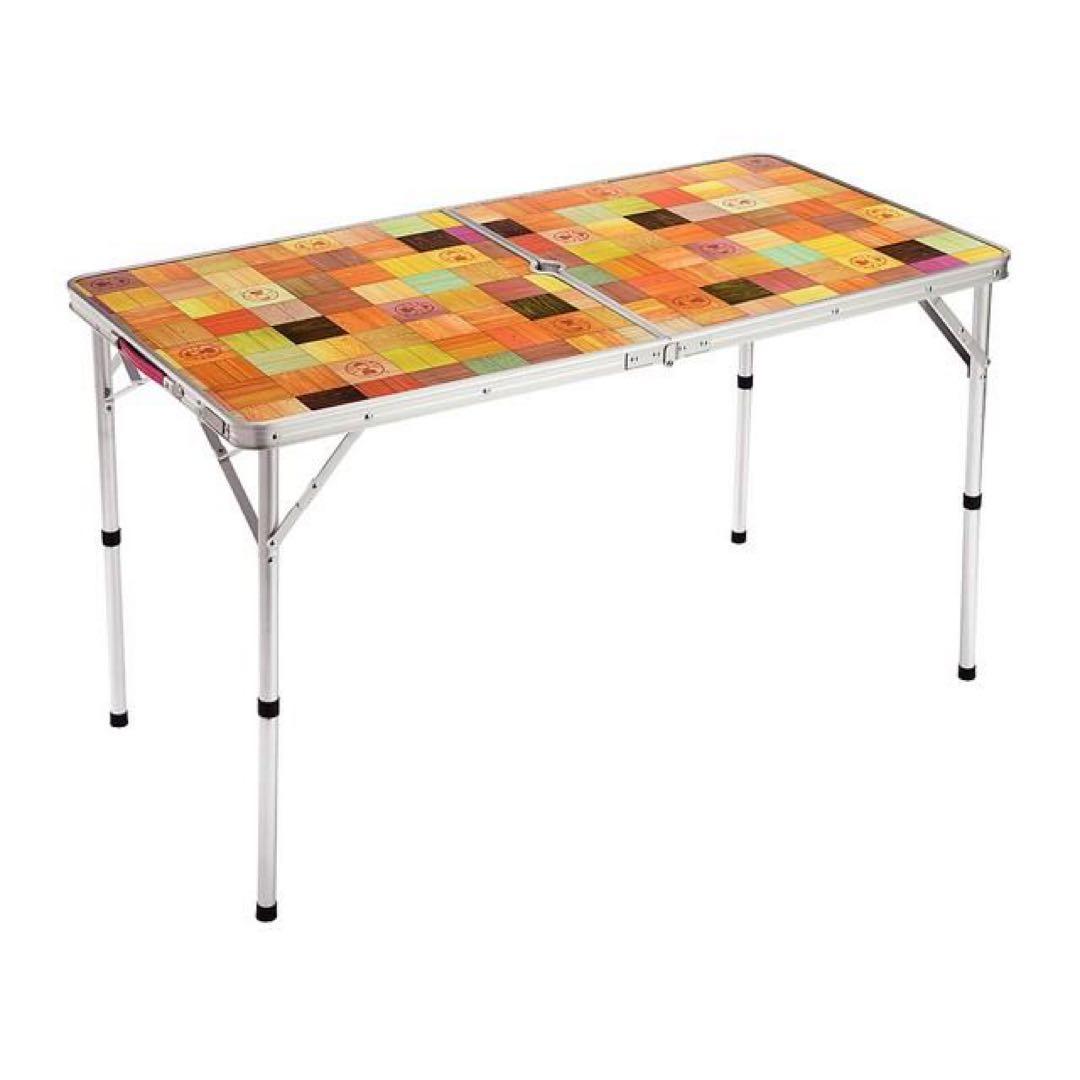 未使用 コールマン ナチュラルモザイクリビングテーブル/120プラス マルチ