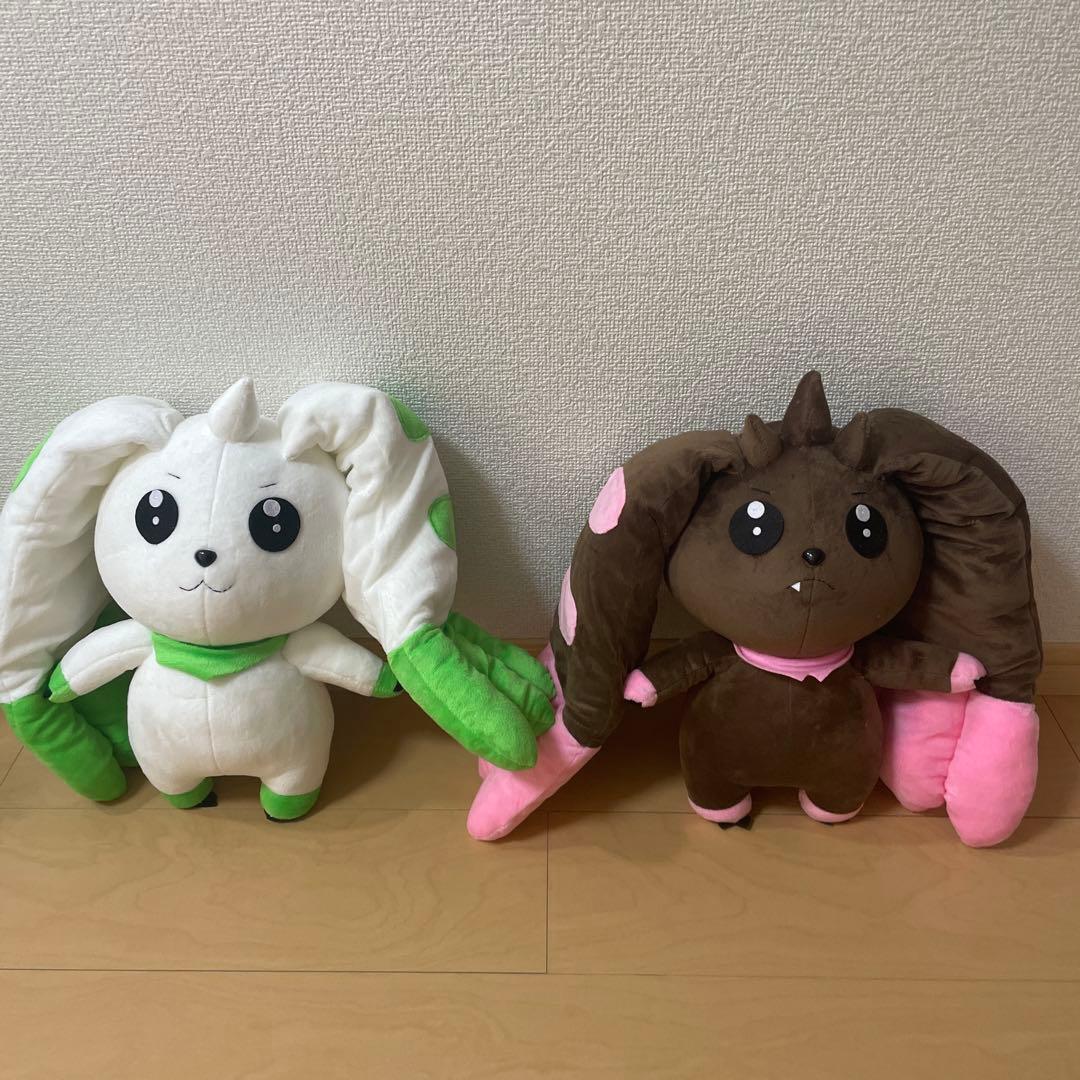 デジモンアドベンチャー　テリアモン　ロップモン　ぬいぐるみ