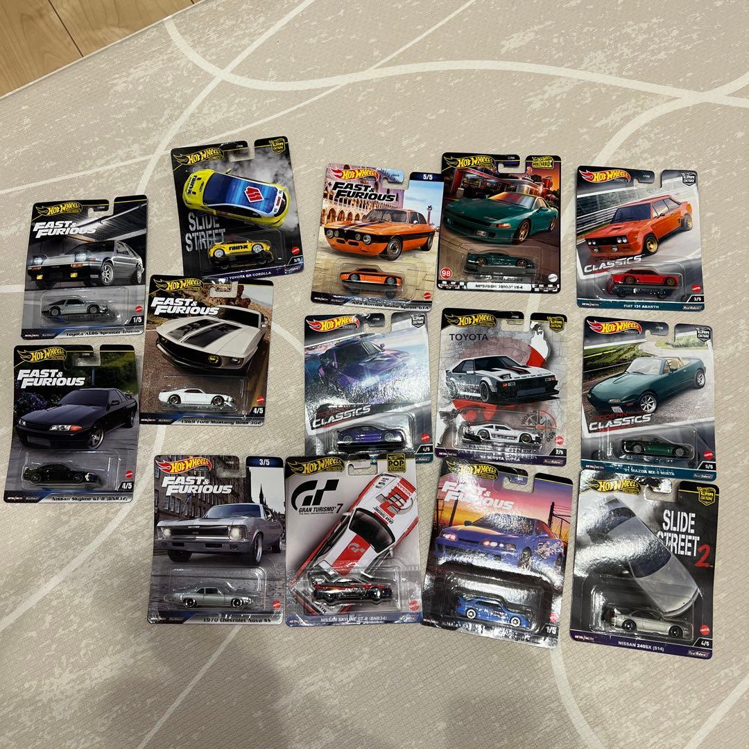 新品　ホットウィール　セット売り　ワイルドスピード　ワイスピ　ブルーバード　など