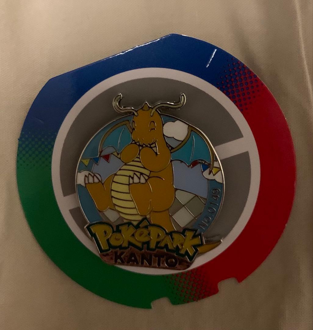 ポケパークカントー カイリュー　 ピンバッジ ピンズ ポケパーク