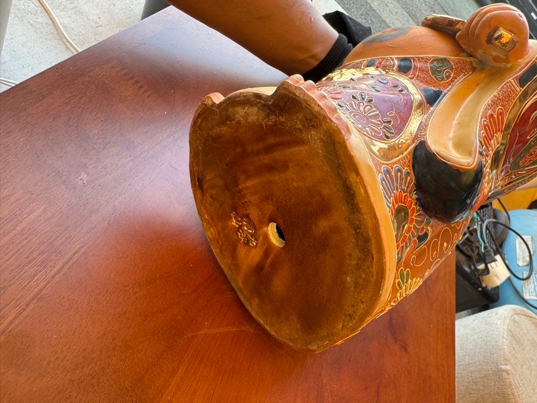 布袋様　九谷焼き　置き物