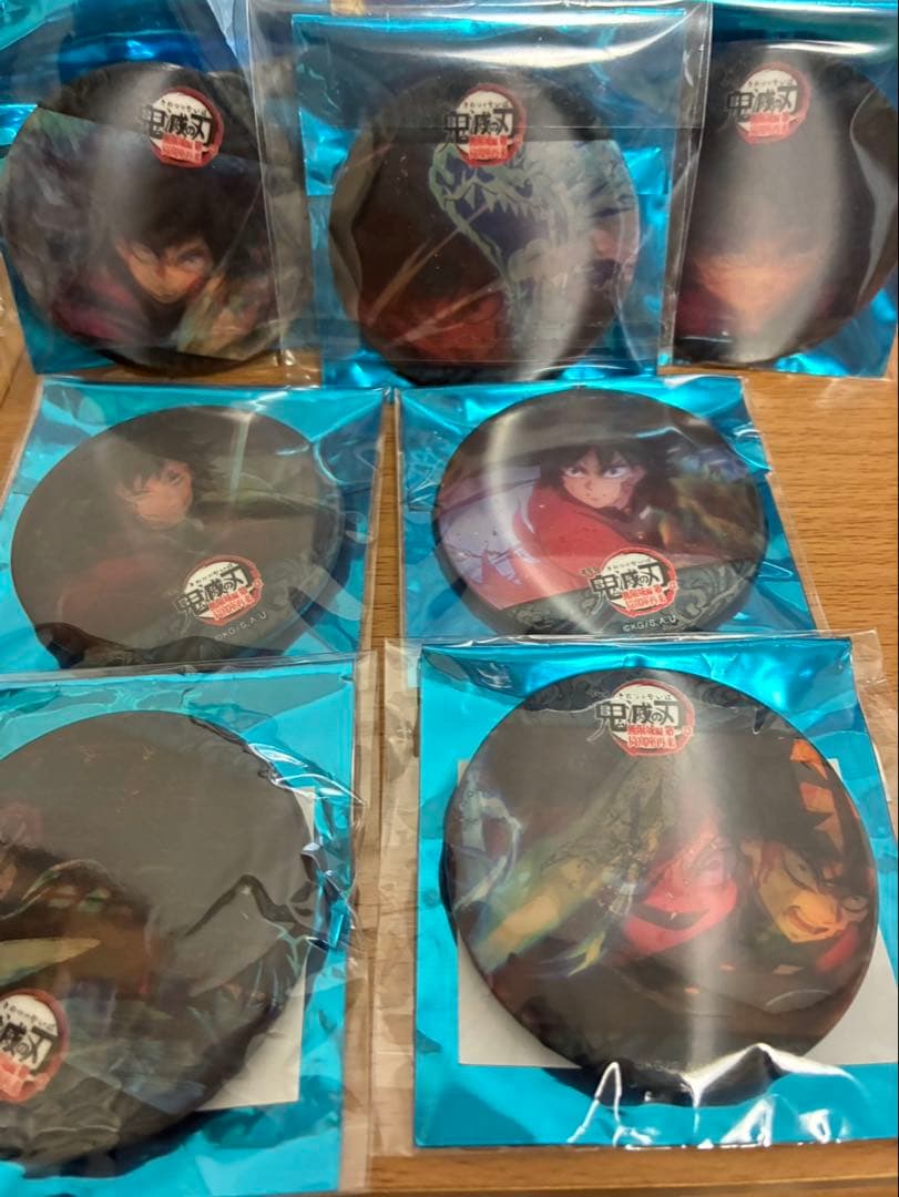 鬼滅の刃無限城編第一期水の呼吸ランダムアクションアニメーション缶バッジフルコンプ