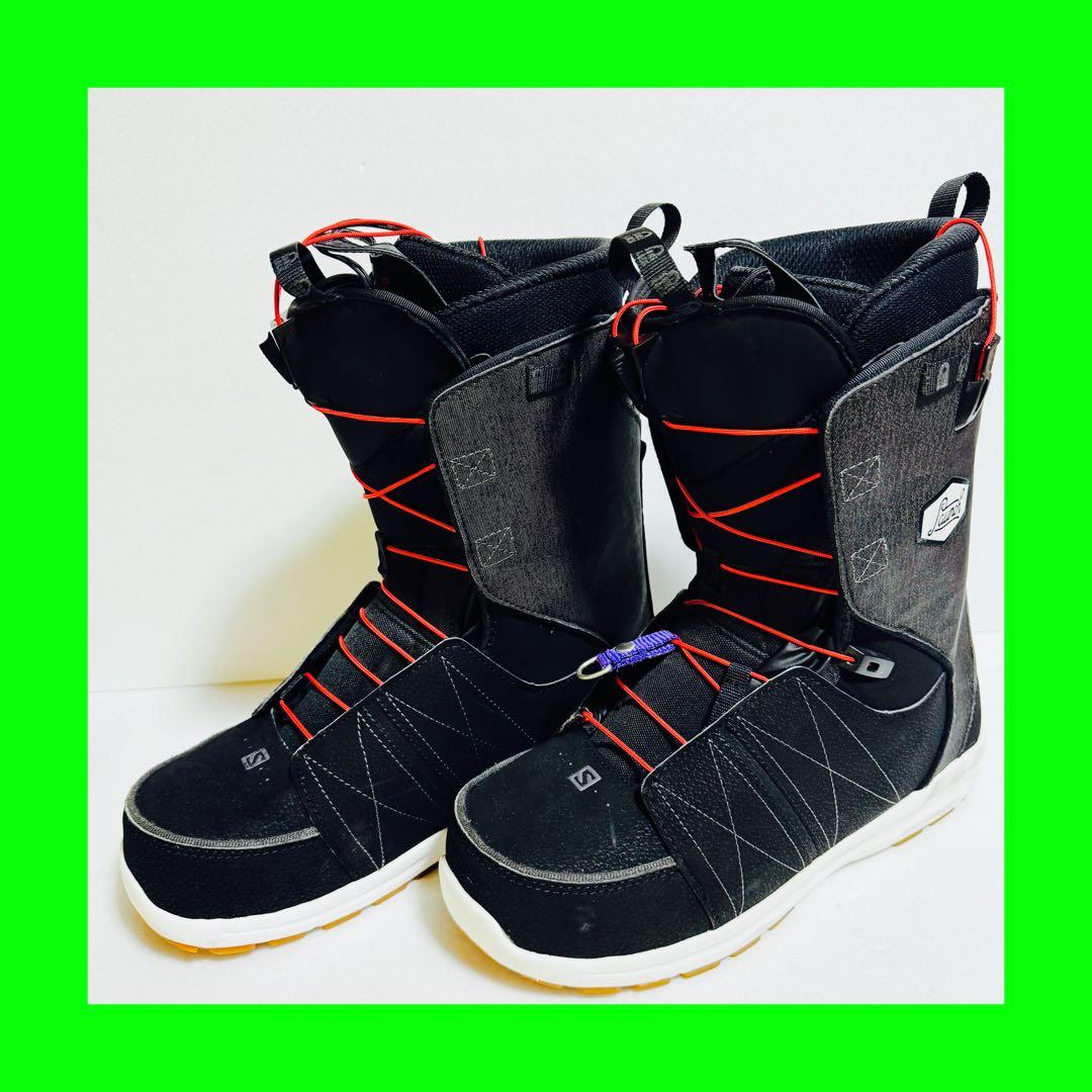 28cm サロモンLaunch スノーボードブーツ ブラック/グレー