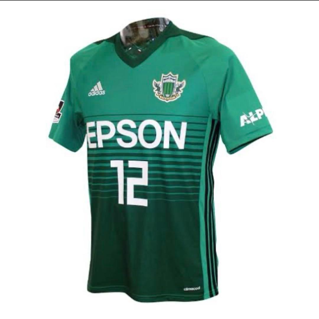 【超美品】松本山雅FC 2XOサイズ ユニフォーム アディダス 背番号12白字