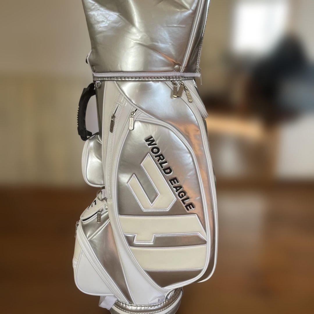 メンズ　キャディーバック　シルバー
