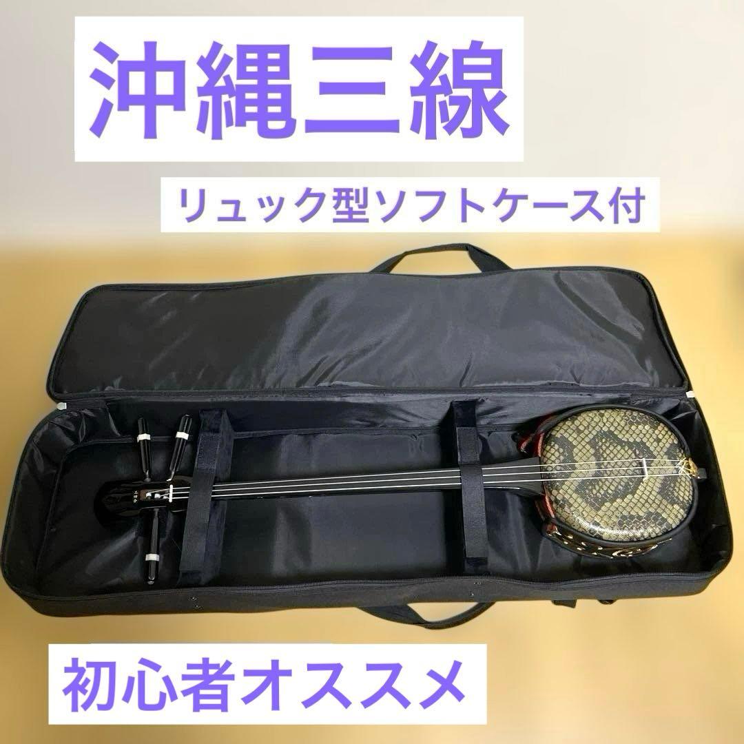 沖縄三線　リュック型ソフトケース付き