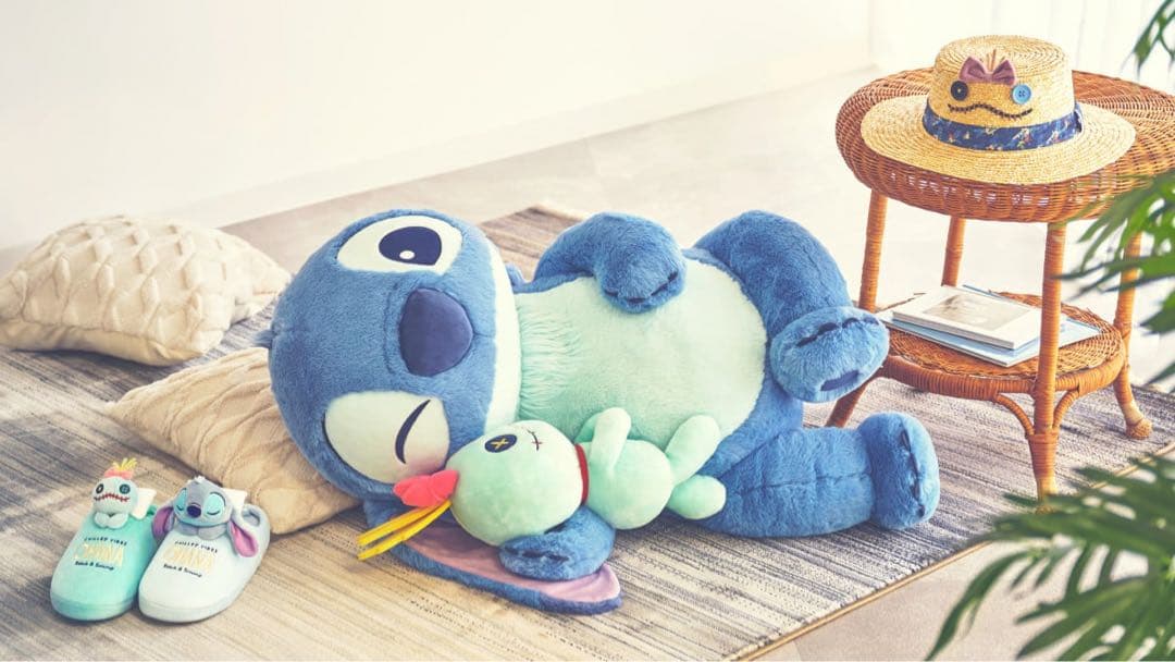 【期間限定価格】スティッチ＆スクランプ 82cm ぬいぐるみ スーパービッグ