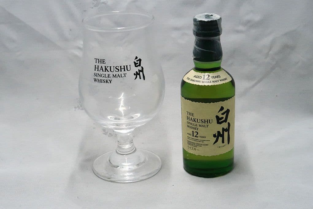 サントリー 白州 １２年 ミニチュアボトル・テイスティンググラスセット