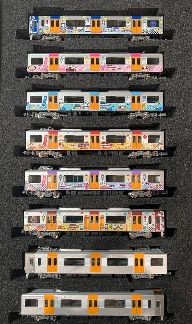 阪神1000系　灘五郷ラッピング　基本６両＋増結２両　鉄道模型