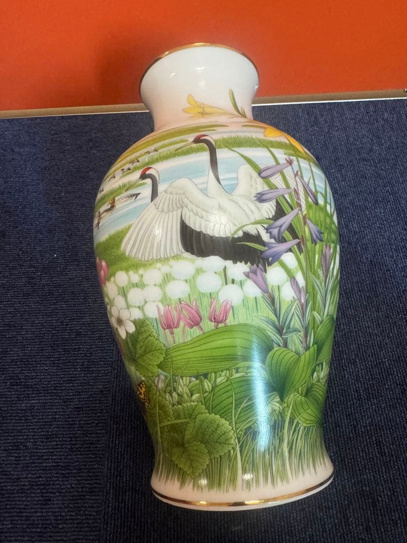 1631 原画　釧路湿原　花瓶