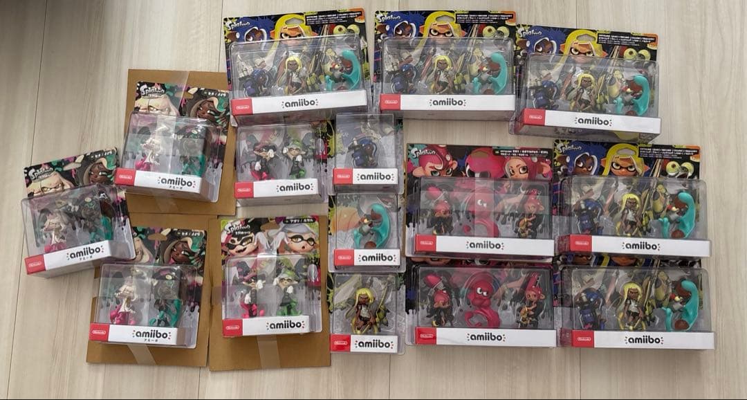 amiibo スプラトゥーンフィギュア15点【新品未使用まとめ売り】