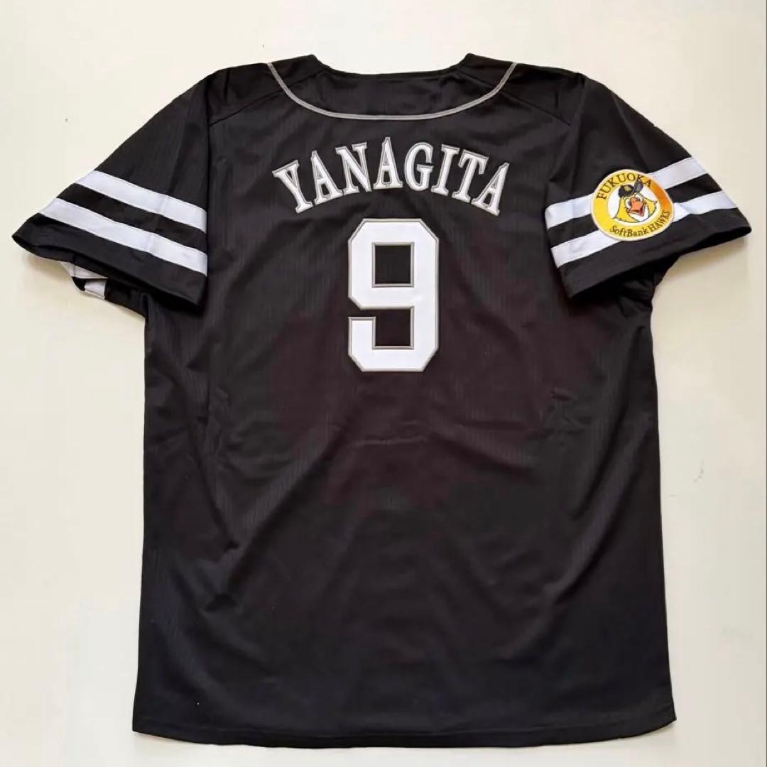 新品　ソフトバンクホークス　柳田 悠岐　レプリカユニフォーム　ビジター　XL