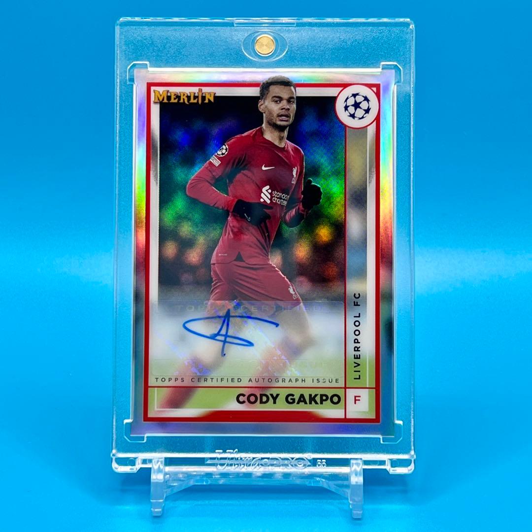 22-23 Topps Merlin CODY GAKPO 直筆サインカード