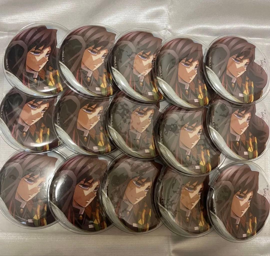 鬼滅の刃 無限城編 冨岡義勇 飾れる缶バッジ 15個