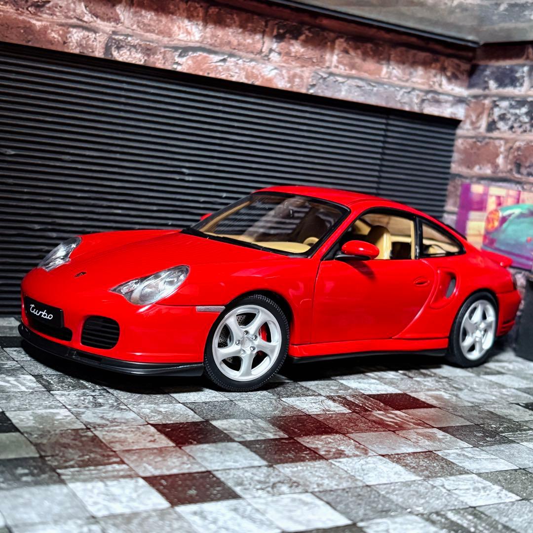 エンブレム加工品 1/18 AUTOart ポルシェ 911 (996) ターボ