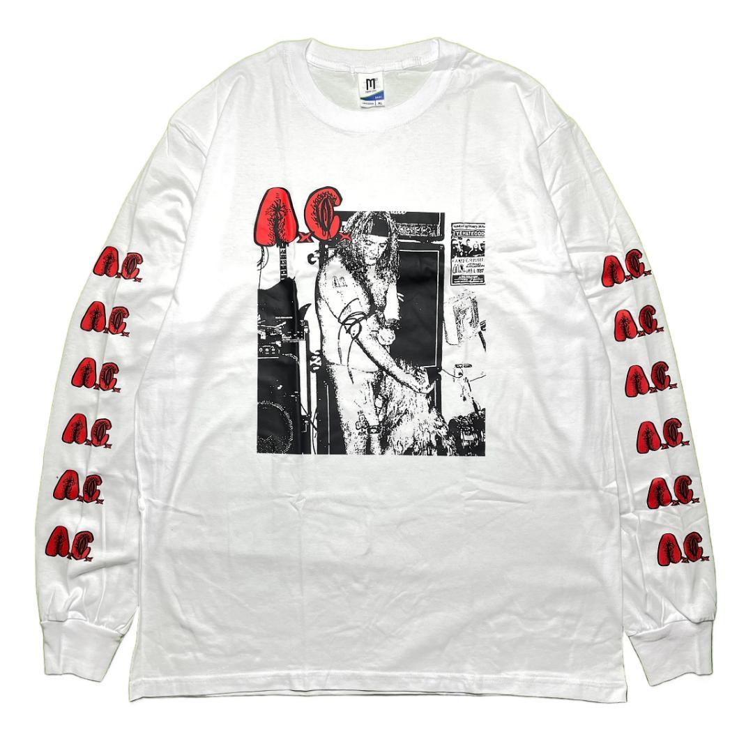 Anal Cunt XLサイズ ロンT/長袖Tシャツ 白