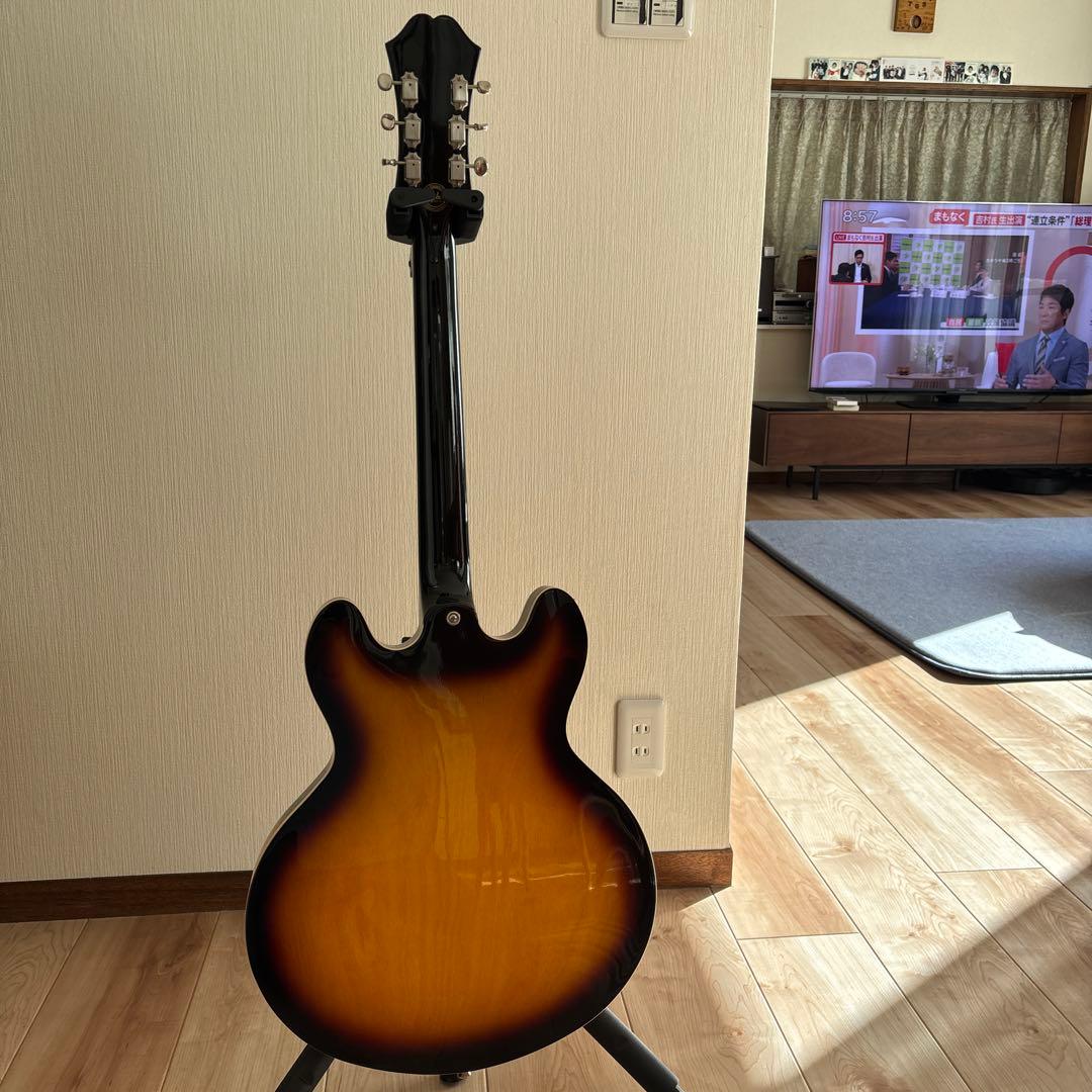 マクソンEpiphone セミアコースティックギター 2015年モデル