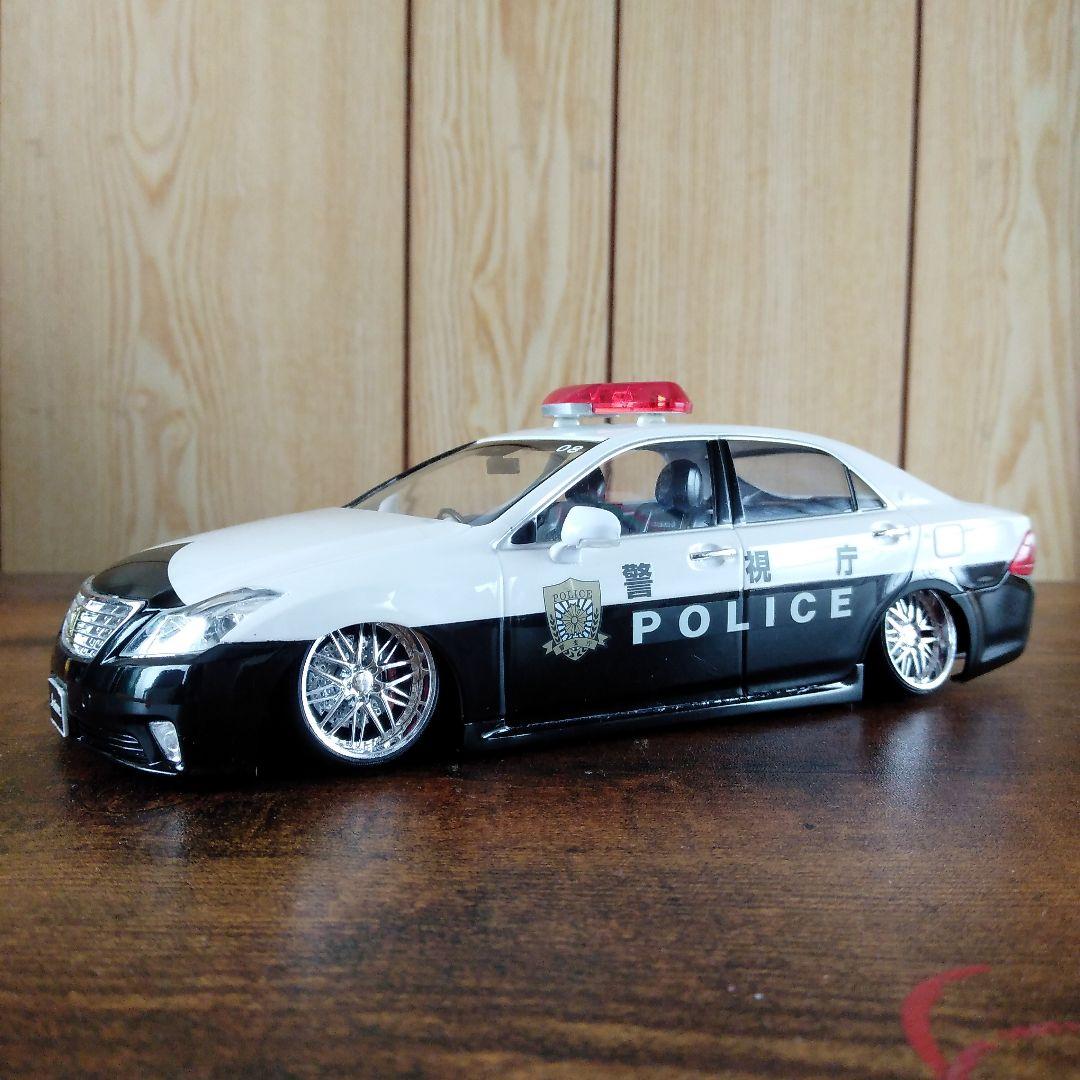 1/24 アオシマ 200系クラウン パトカー 完成品