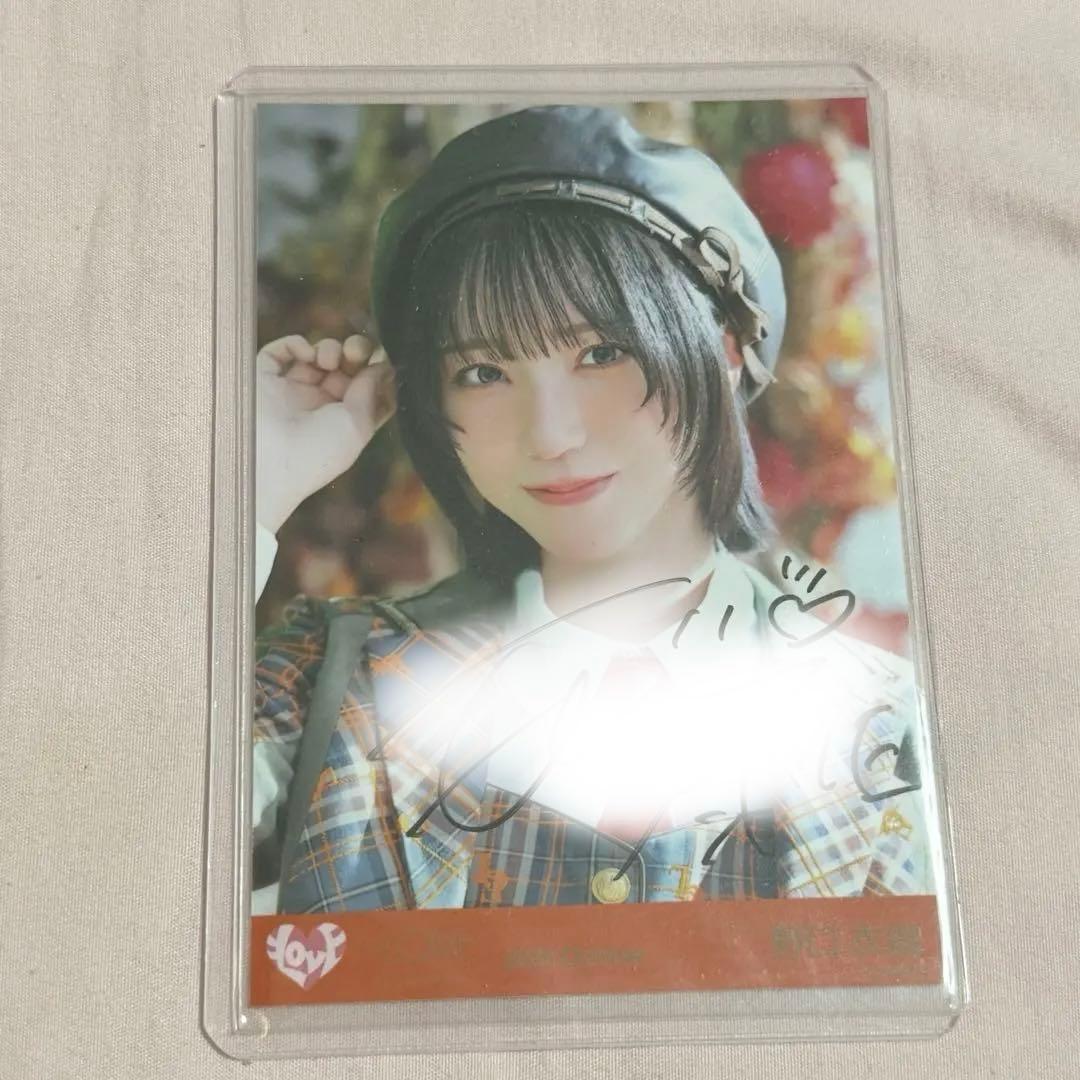 ＝LOVE イコラブ 野口衣織 直筆 サイン 生写真 ヨリ