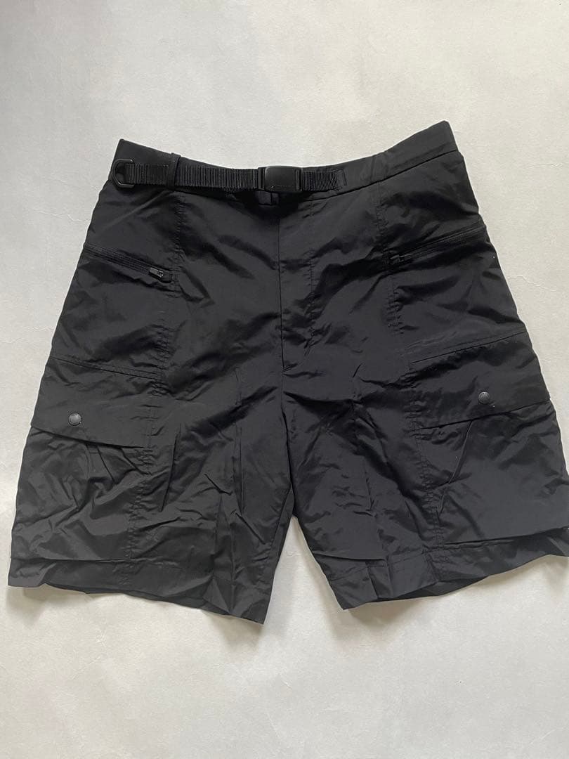 トーンドトラウト TONEDTROUT スノーピーク カーゴショーツ 黒 M