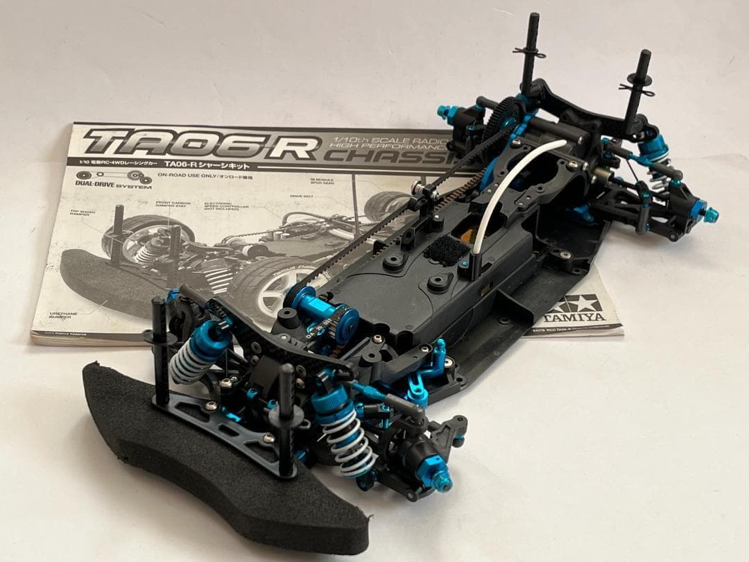 タミヤ 1/10 電動RC TA06-R 4WD メカレス オプションパーツ付