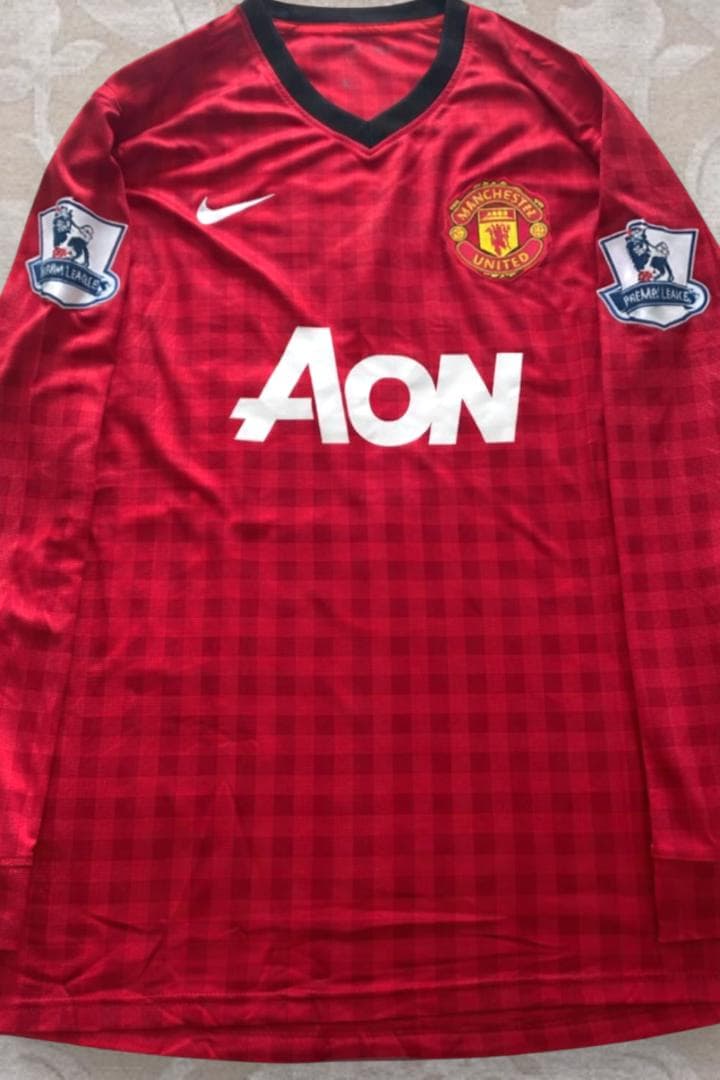 12/13 マンチェスターU ホーム 長袖 20番 ファン・ペルシ