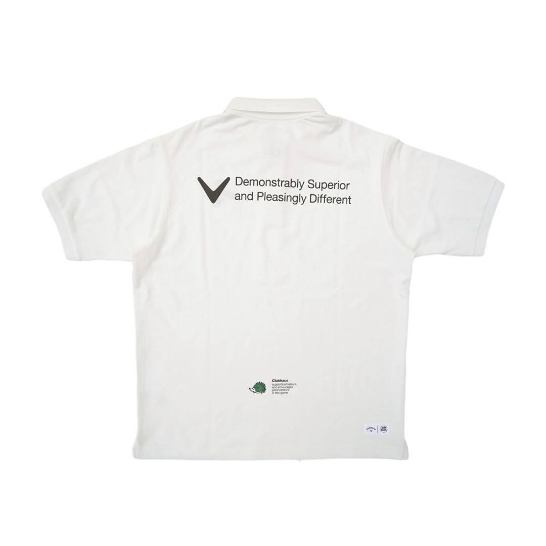 Callaway CLUBHAUS Polo White コラボ L