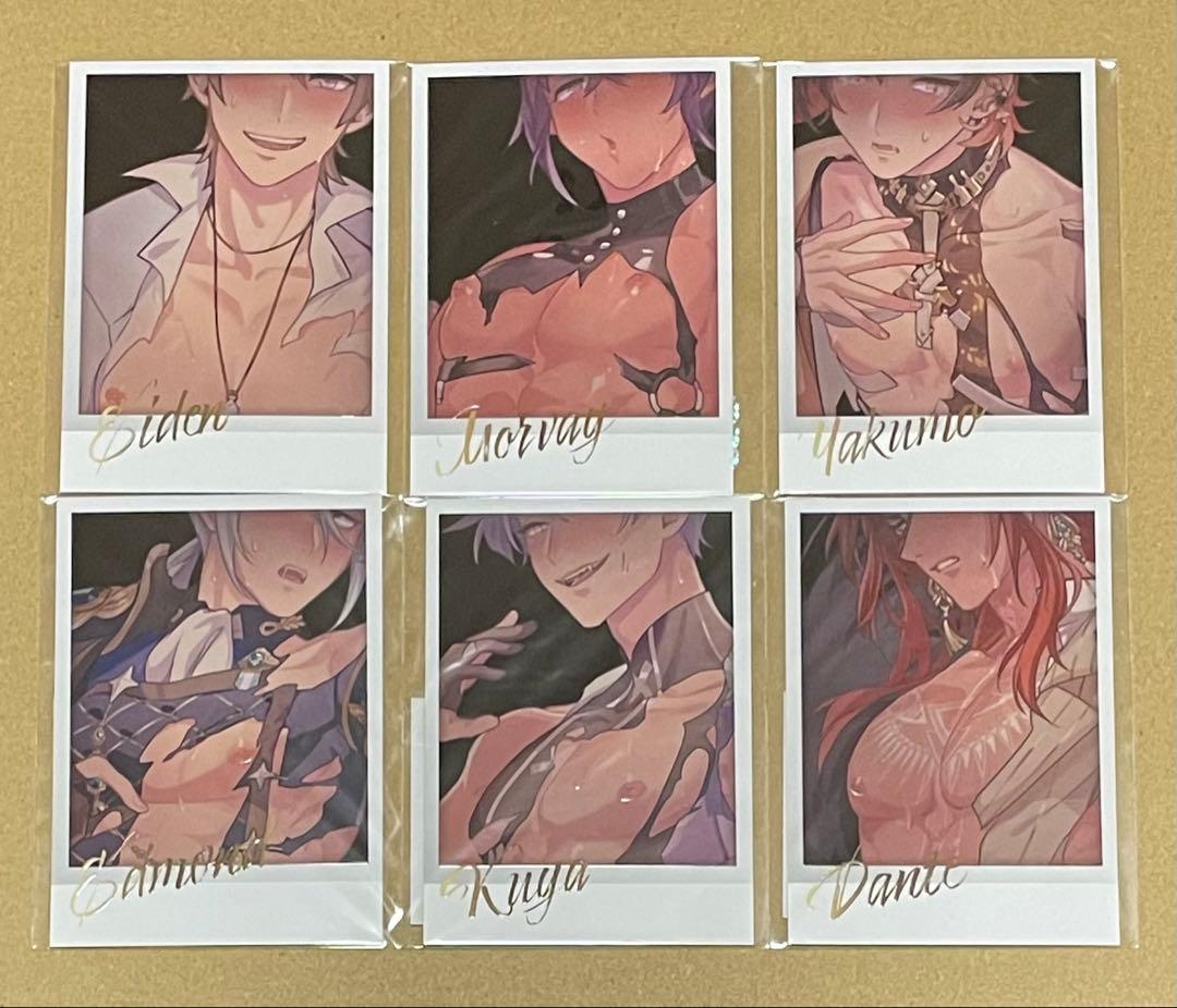 NU:カーニバル ちゃれくじ チェキ風乳首ブロマイド エイト エドモンド 他