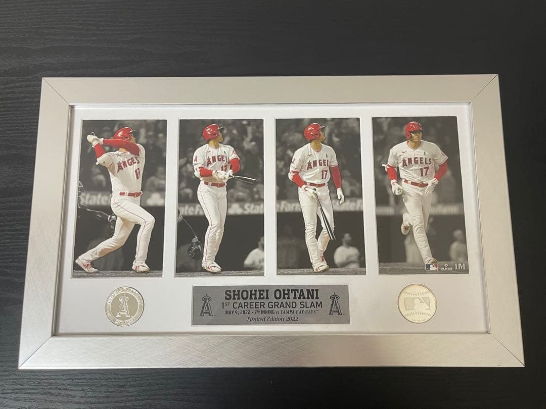 大谷翔平　グランドスラム　壁掛け額縁非売品　公式　39号本塁打