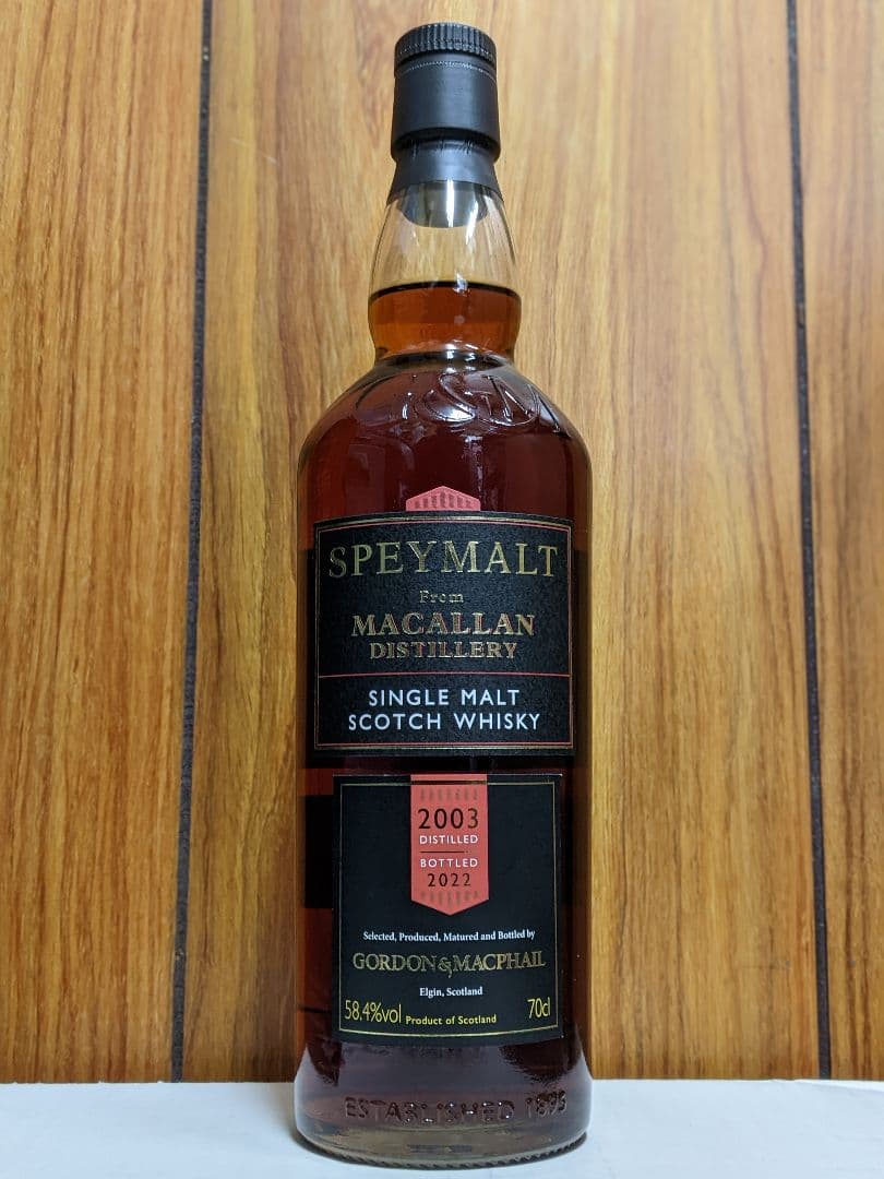 スペイモルトフロム　マッカラン　2003-2022　ゴードンマクファイル
