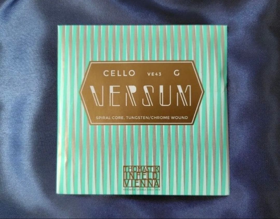 チェロ弦 VERSUM G線C線セット 未使用に近いUSED ヴァーサム