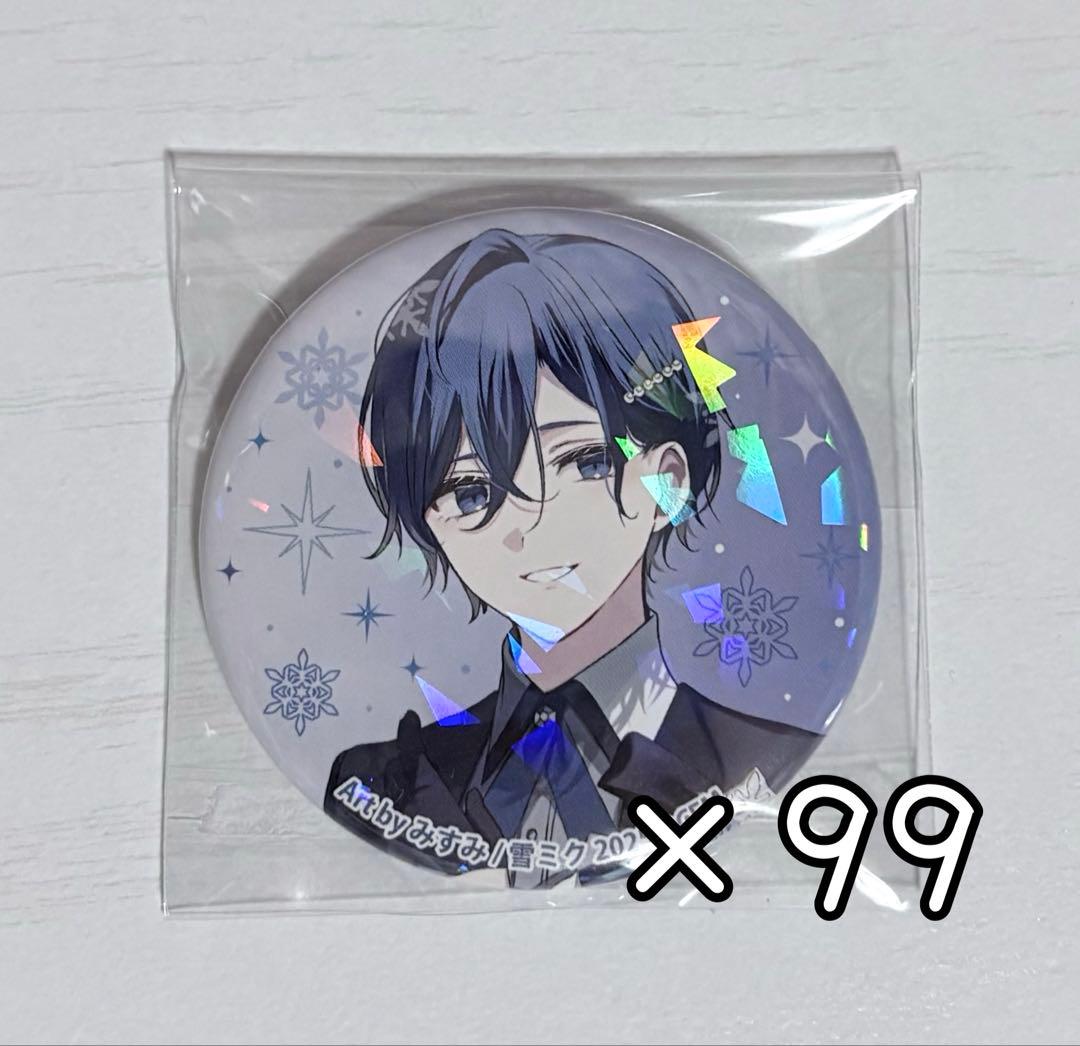 VOCALOID KAITO miku 雪ミク 缶バッジ 99点