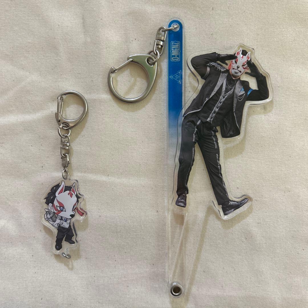 O-MENZ 狐フォトプロップス アクキー