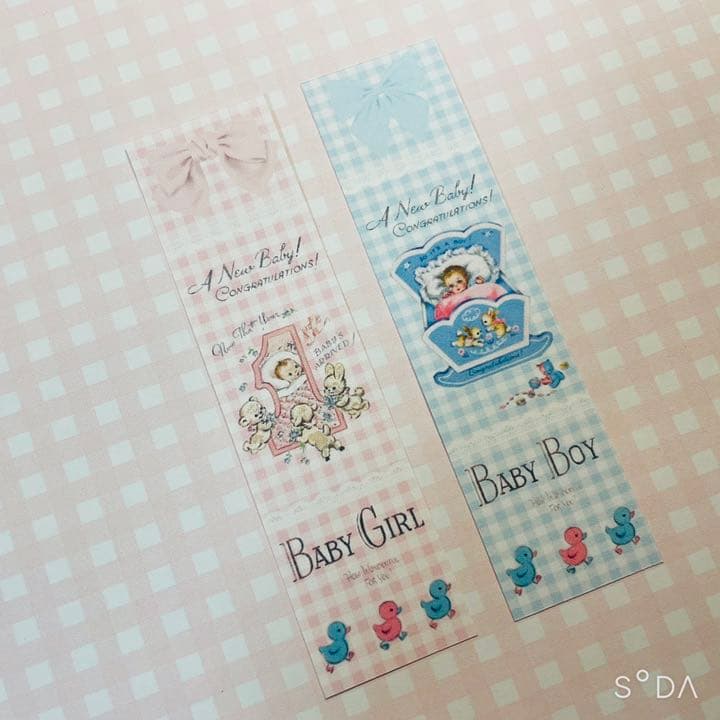 【お裾分けファイル】babyロングタグ（上質紙）10シート