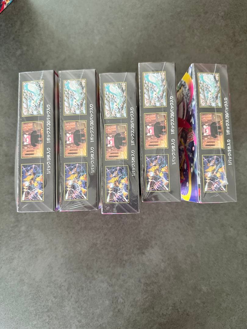 新品未使用　ポケモンカードメガブレイブ　メガシンフォニア各5箱　シュリンク付
