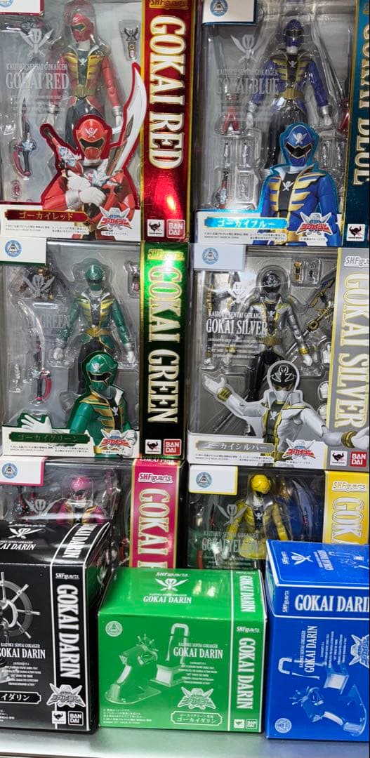 黒い騎士　　S.H.Figuarts ゴーカイジャー　セット