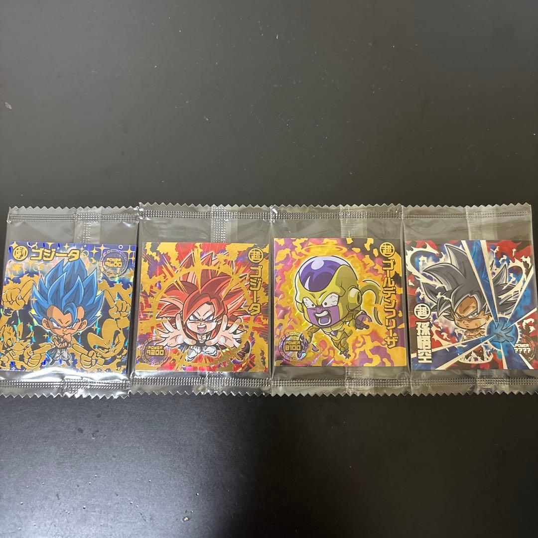 ドラゴンボールウエハースシール4枚セット未開封