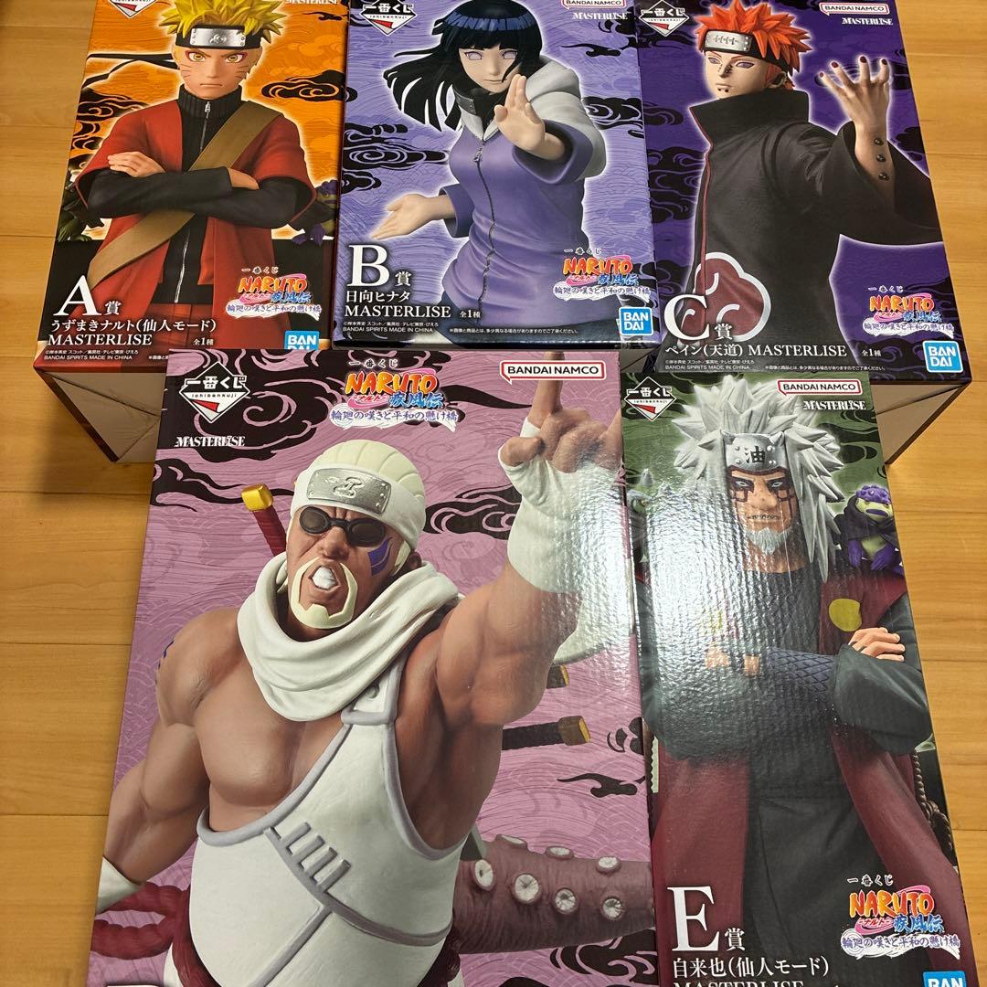一番くじ NARUTO-ナルト- 疾風伝 輪廻の嘆きと平和の懸け橋　ABCDE賞