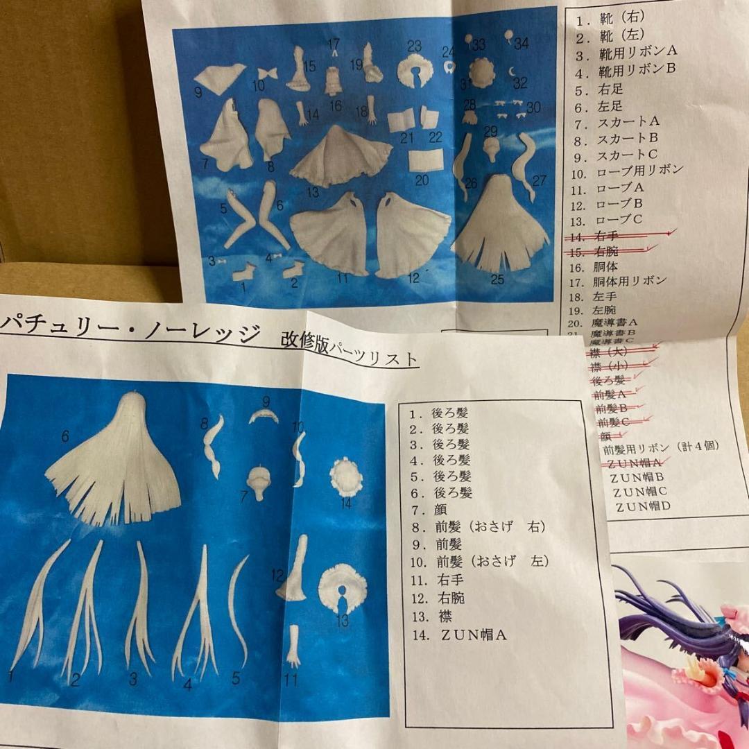 ぷるるん亭 パチュリー ノーレッジ ガレージキット 東方Project