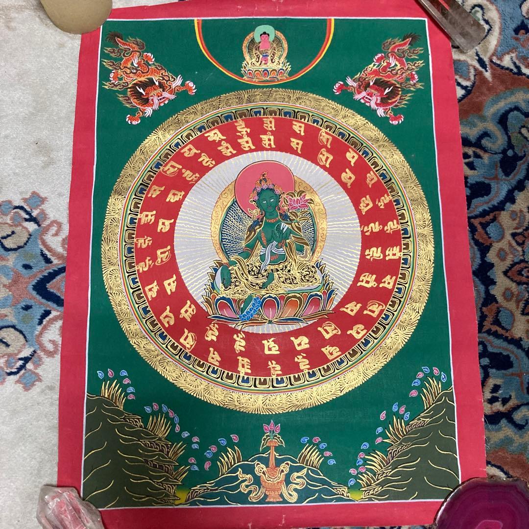 グリーンターラ　タンカペイント