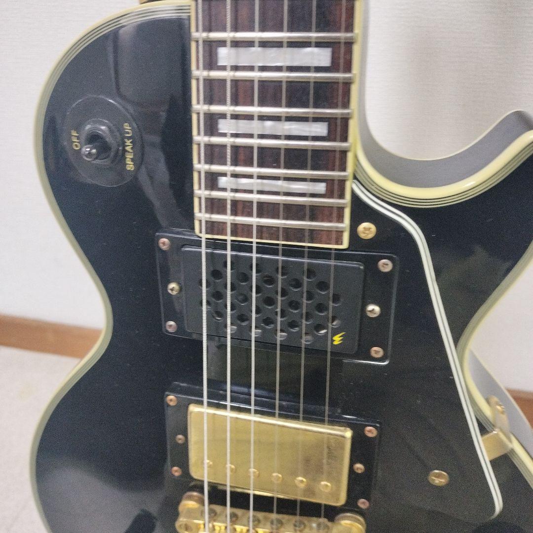 エドワーズ　アンプ内蔵レスポール　ブラック　ESP